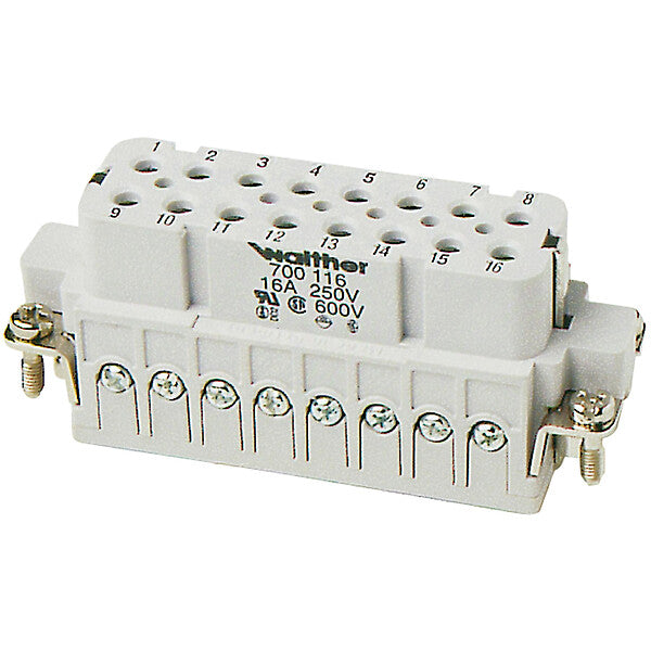 WALTHER-WERKE Buchseneinsatz A16 0,5-2,5qmm 20-14AWG 700116